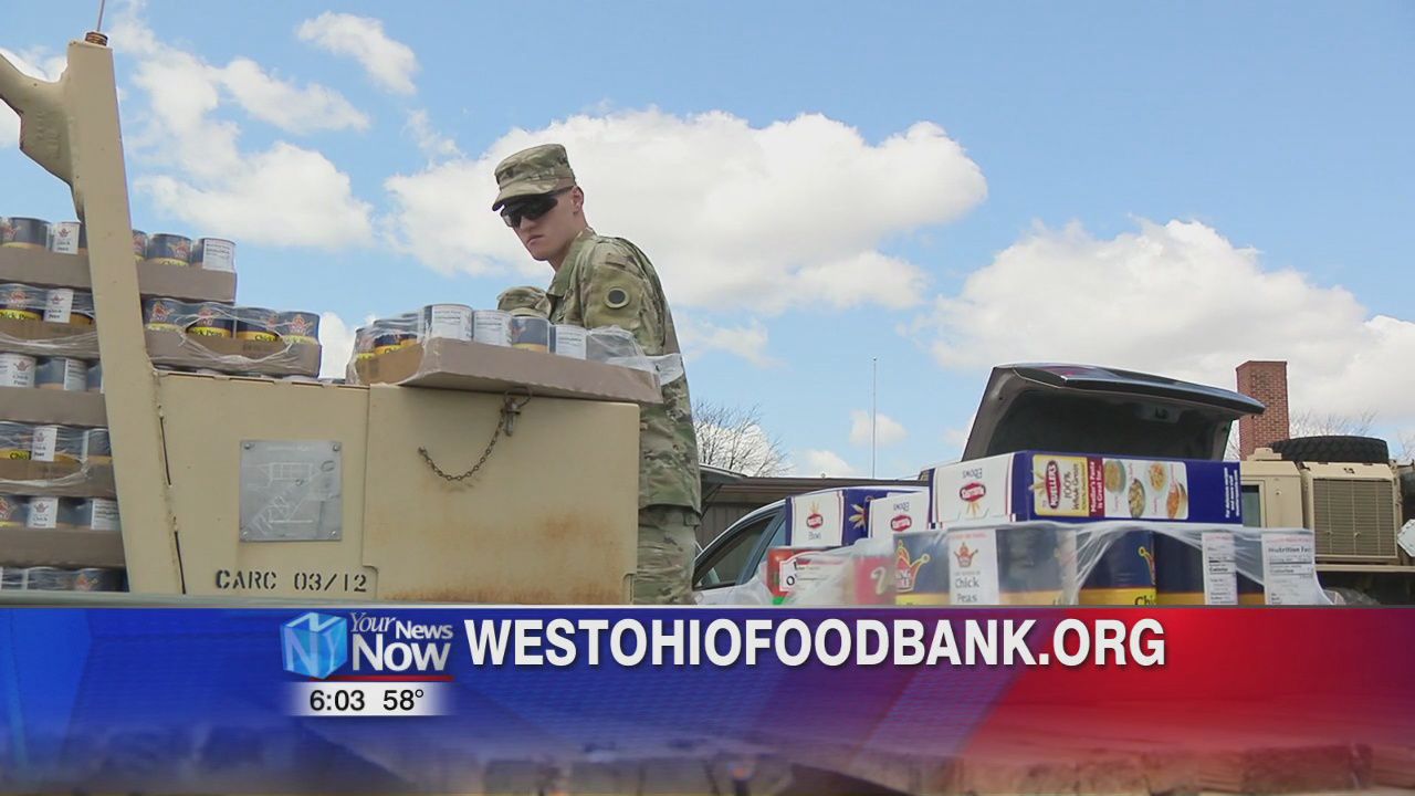 National Guard helps out with West Ohio Food Bank's largest distribution in Hardin County